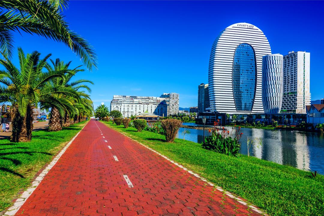 Skyline moderno di Batumi